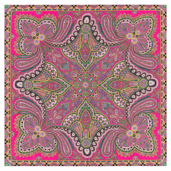 Aesthetic Paisley 140x140 - multi candy