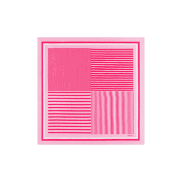 Two Tone Stripes 53x53 - rose