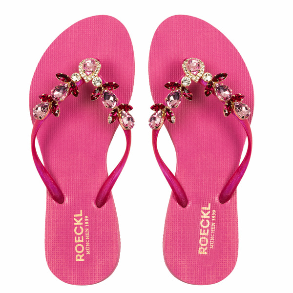 Sparkling Purple Flip Flop - purple