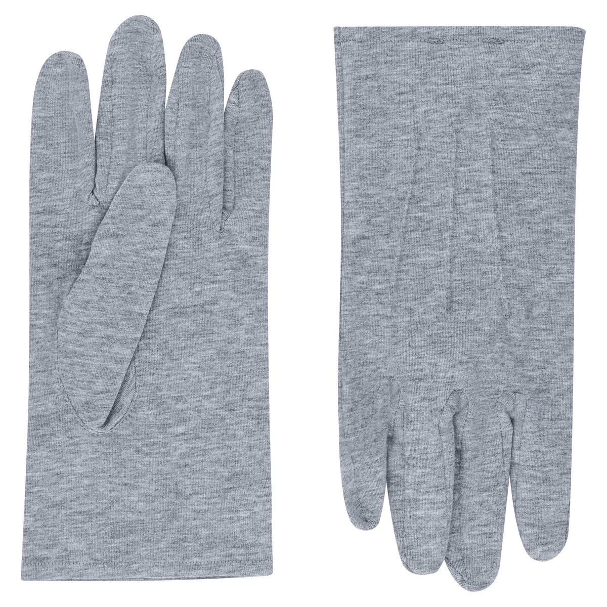 Baumwollhandschuhe mit klassicher Aufnaht - flanell