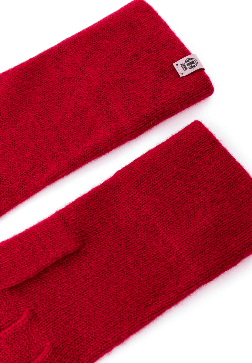 Pure Cashmere Handschuhe - classic red