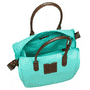 Bottle Bag Schultertasche Maxi - jade