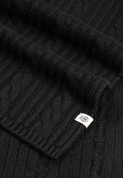 Set 5 Braided Womans Scarf ST3-A2 - black