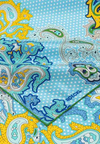 Paisley Illusion 53x53 - multi ciel