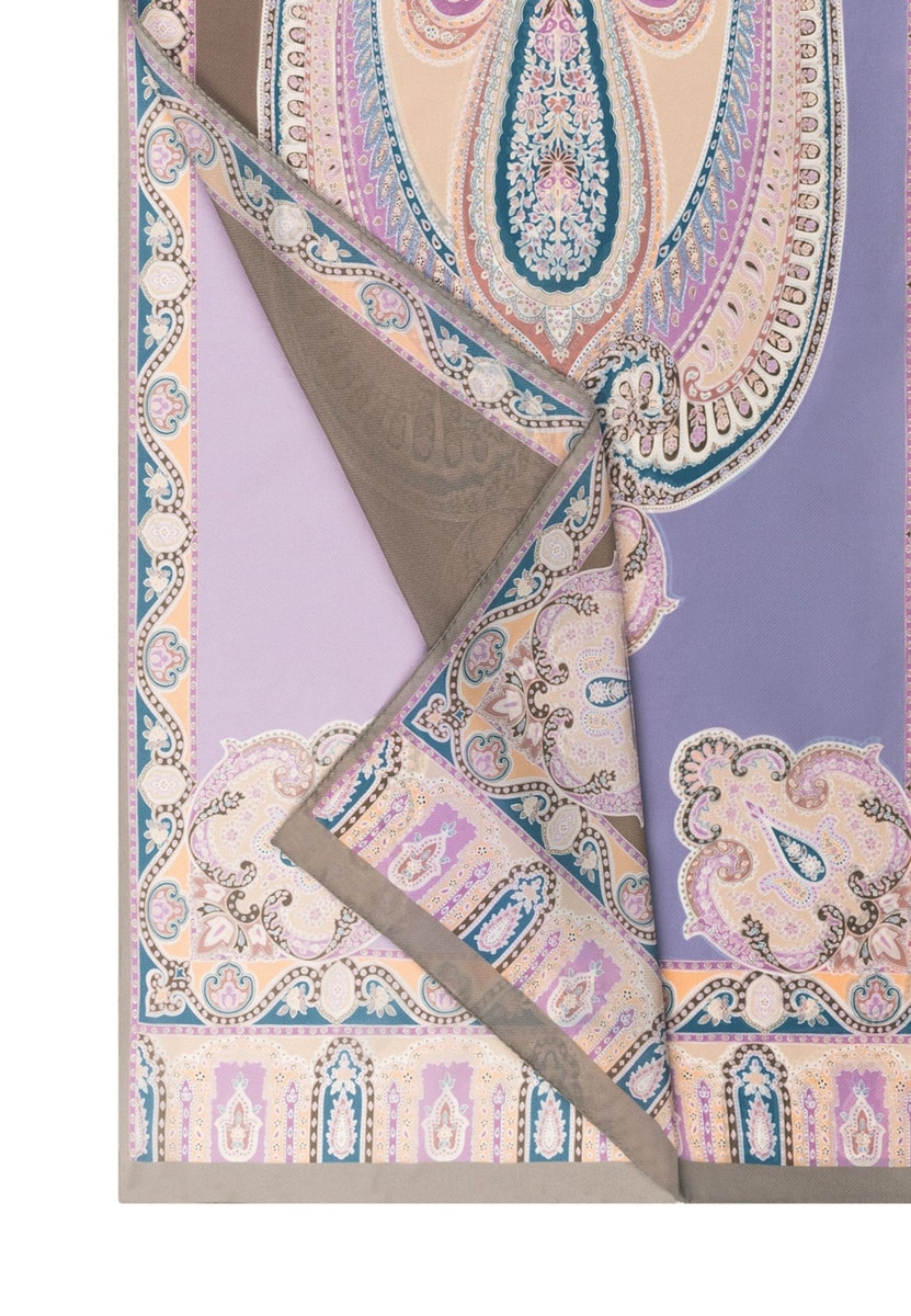 Colorblocking Ornament 45x180 - multi lavender