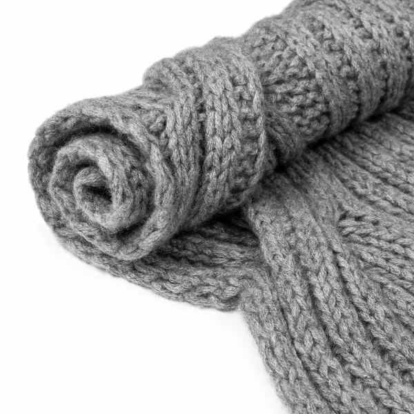 Braided Rip Schal 30x180 - flanell