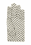 Polka Dots Maske & Handschuh Set - creme black