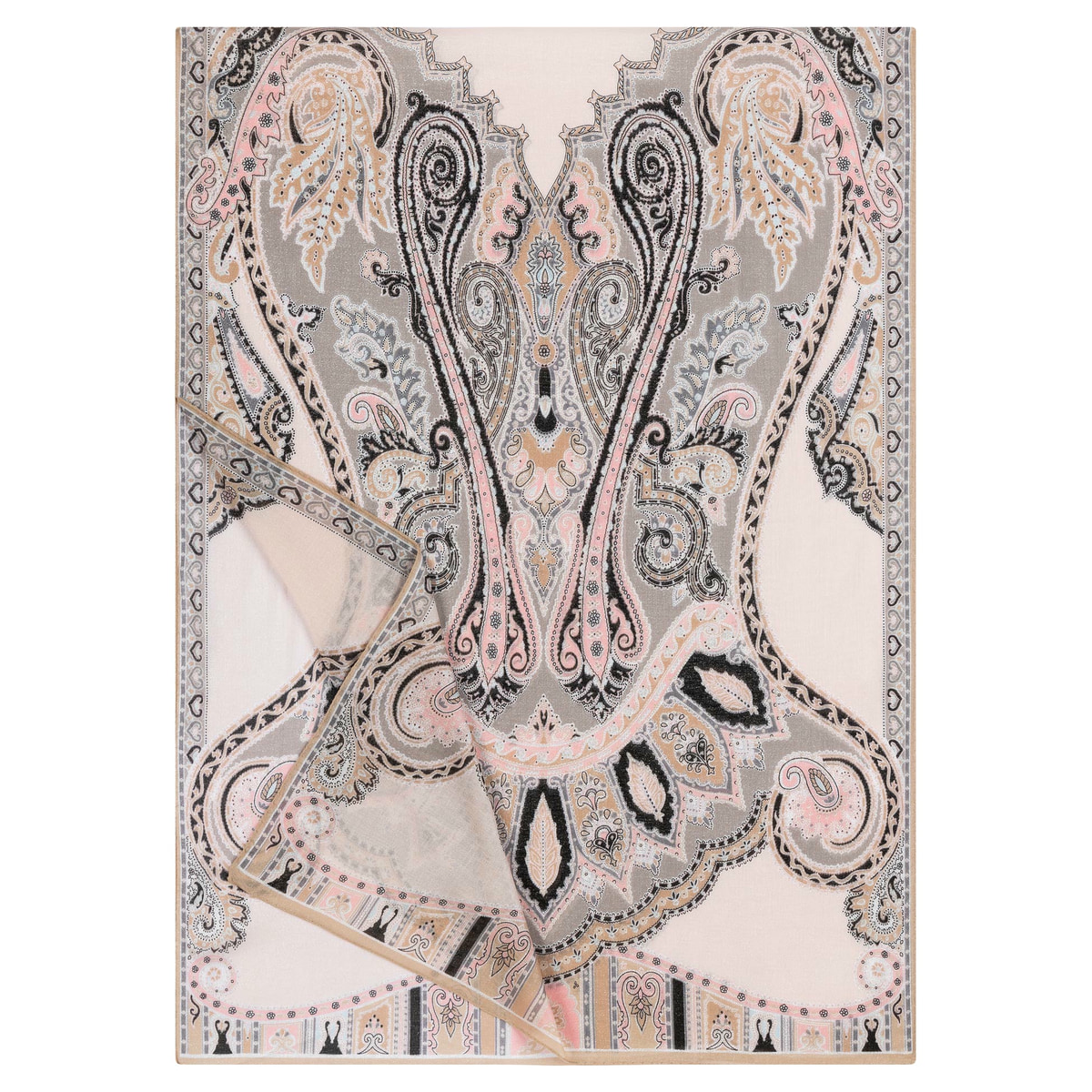 Shimmering Ornament 70x80 - multi cashmere