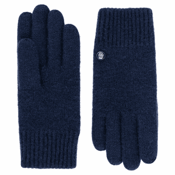 Walkhandschuh mit Kaschmir - navy