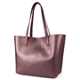 Carol Shopper metallic large  - wine