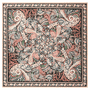 Wool Feather 90x90  - black multi