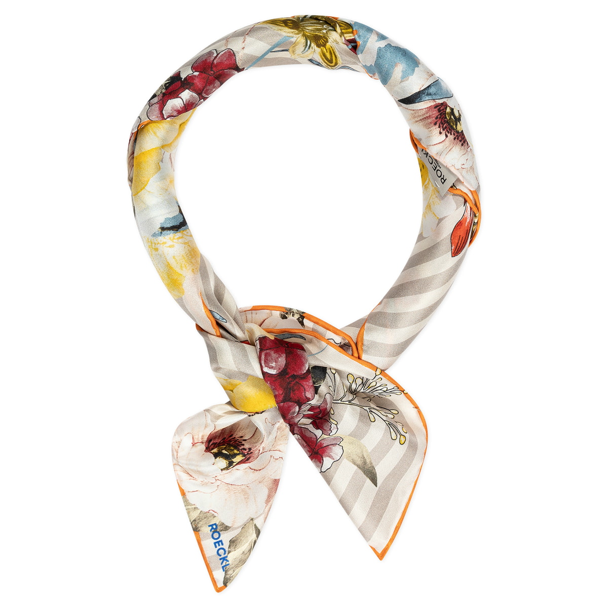 Blossoming Stripes 53x53 - multi natural