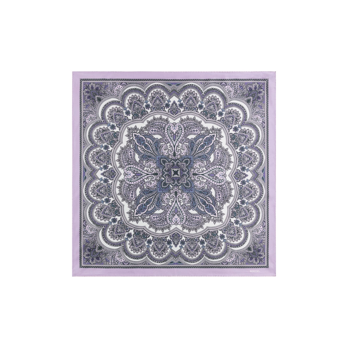 Fine Paisley 53x53 - multi pastel