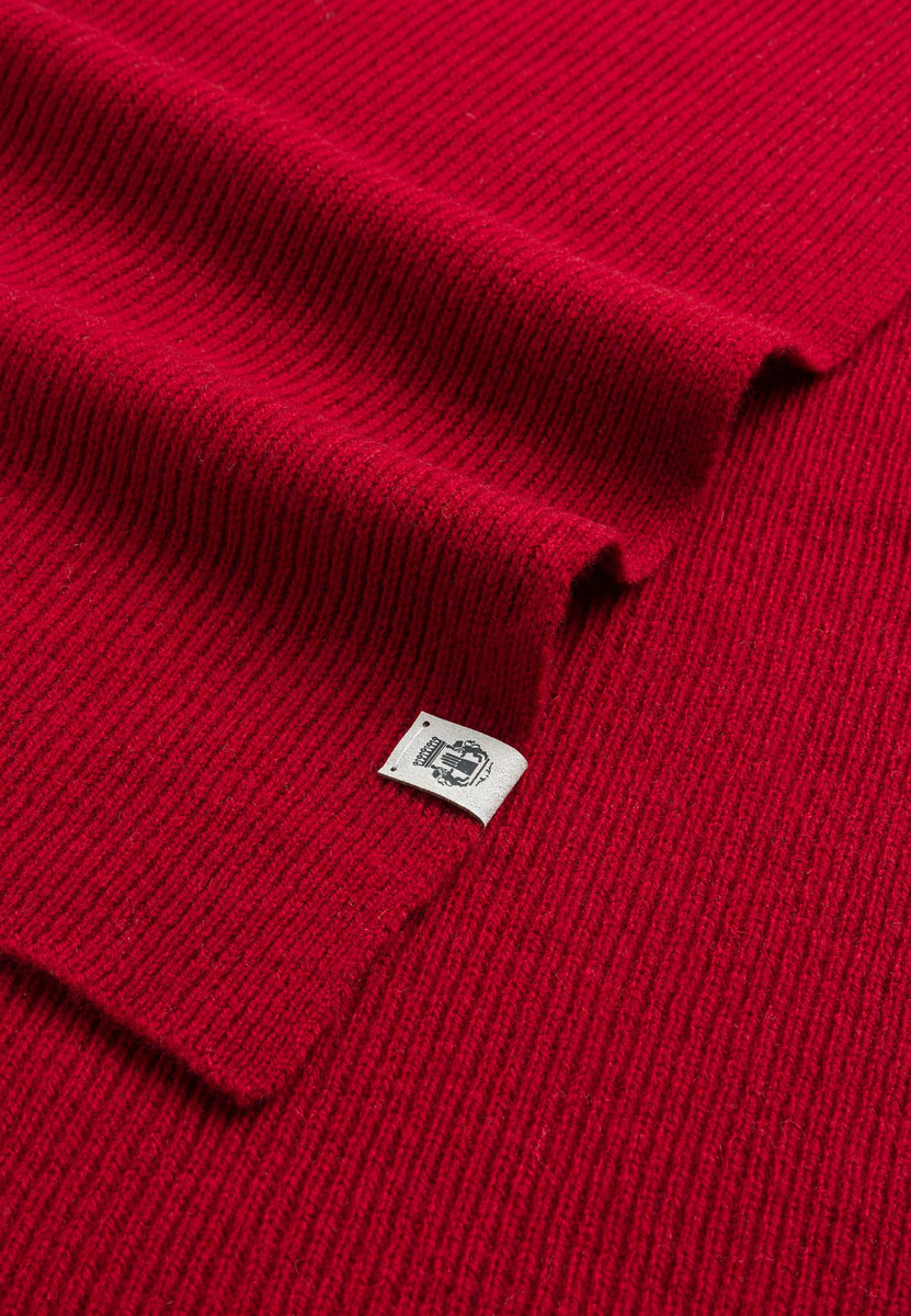 Manhattan Schal 35x180 - cherry red