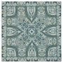 Winter Alhambra Paisley 140x140  - multi green