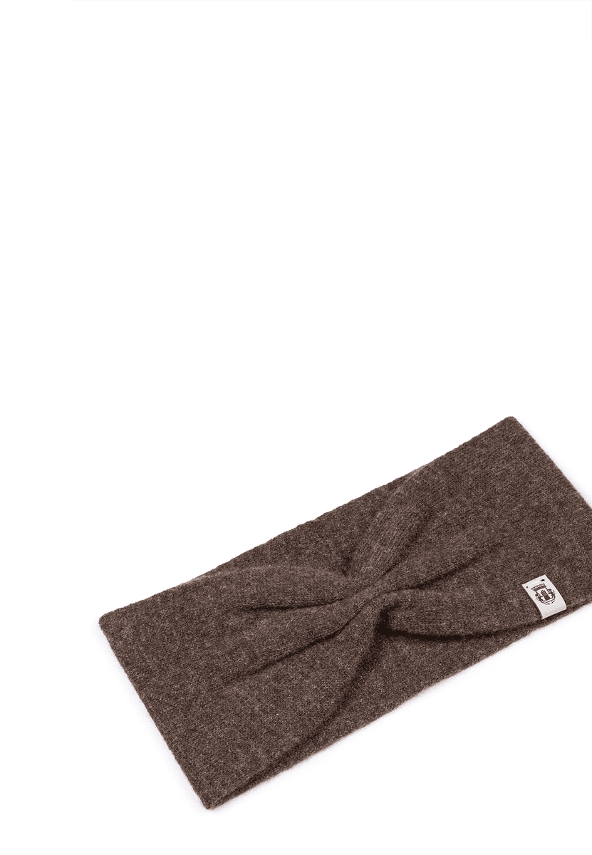Pure Cashmere Stirnband - coffee
