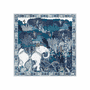 White Elephant 90x90 - multi blue