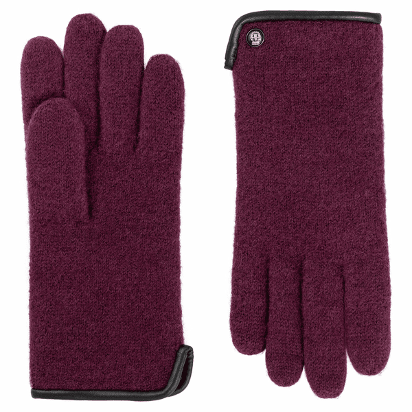 Klassischer Walkhandschuh Women  - mulberry