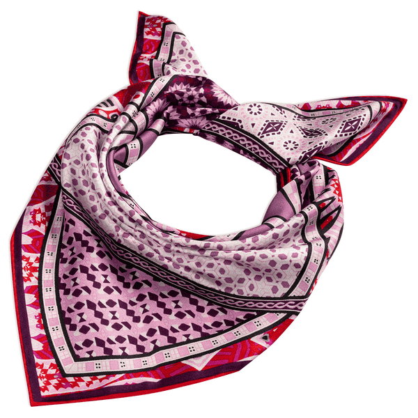 Kaleidoskope 53x53 - red/wine