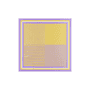 Two Tone Stripes 53x53 - lavender