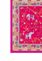 Lucky Elephant 53x53  - multi pink