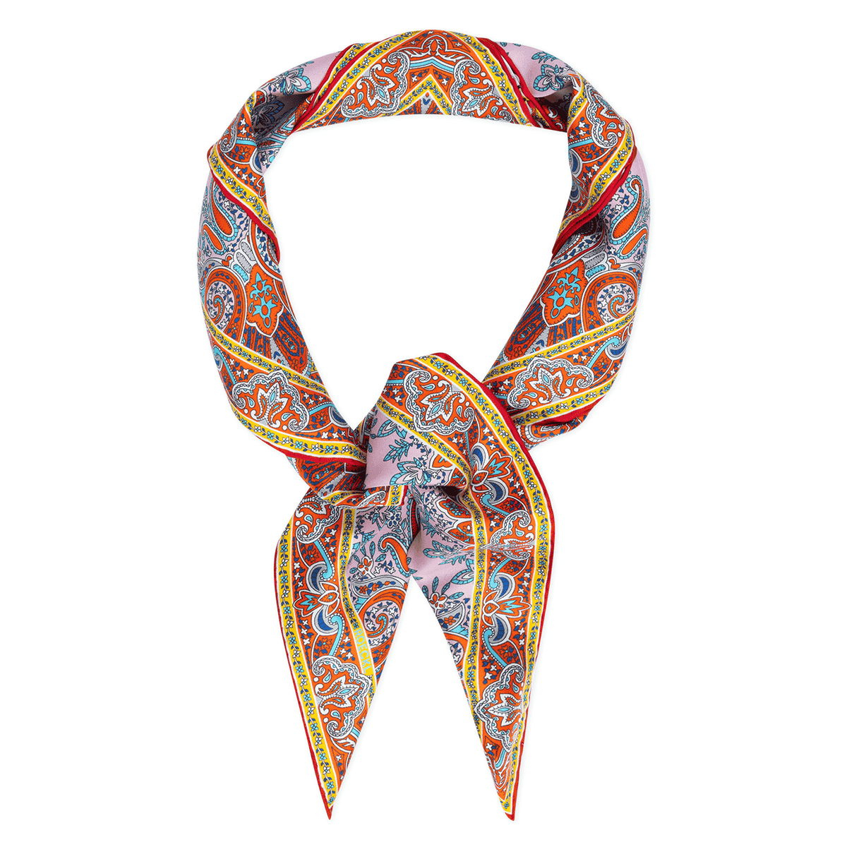Paisley Reflection 90x90 - multi blossom