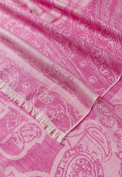 Logo Paisley 70x180 - hot pink
