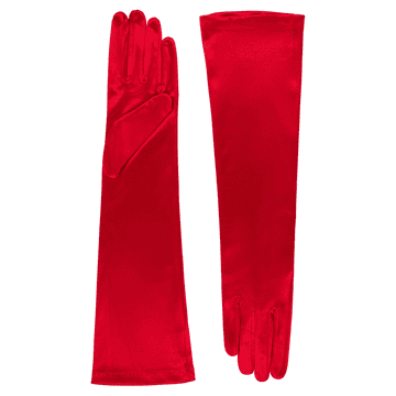 Shiny Satin lang glänzendes Satin - red