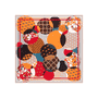 City Circles 90x90 - multi red