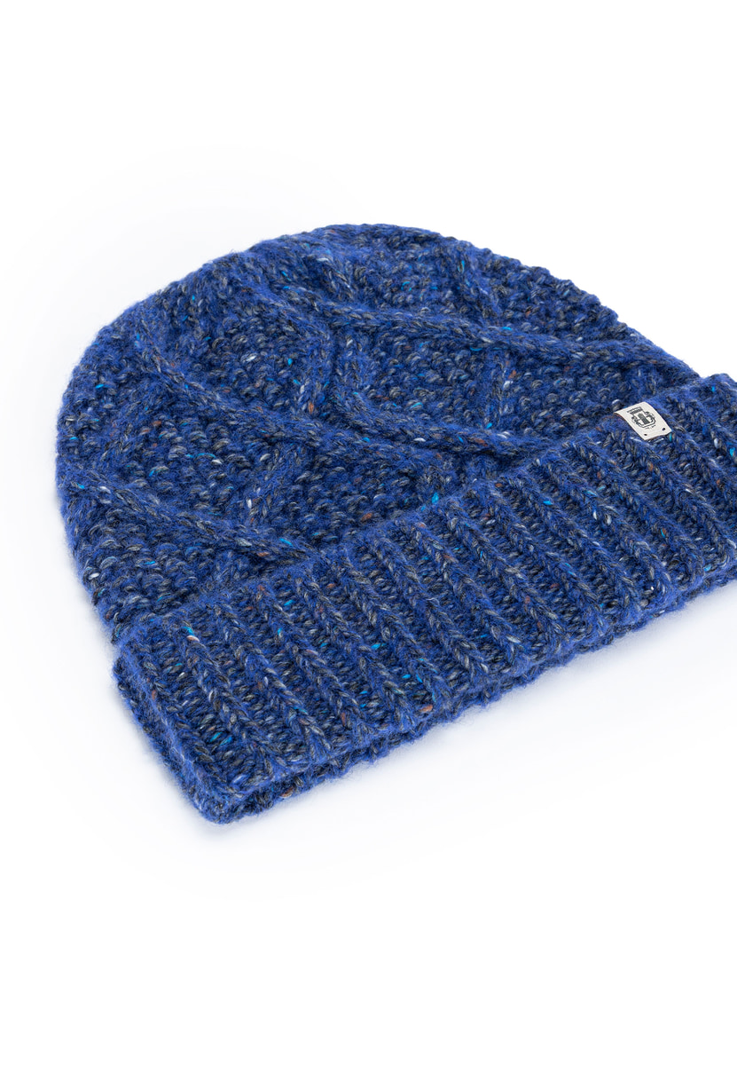 Winter Tweed Mütze  - cosmos