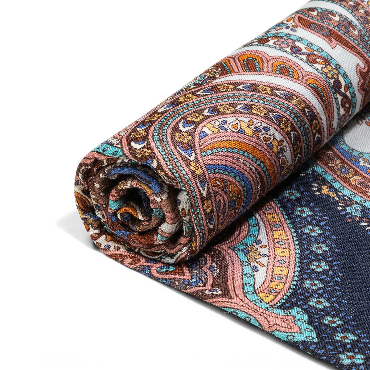 Majestic Paisley 70x180 - multi navy