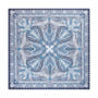Flourishing Paisley 90x90  - multi emerald