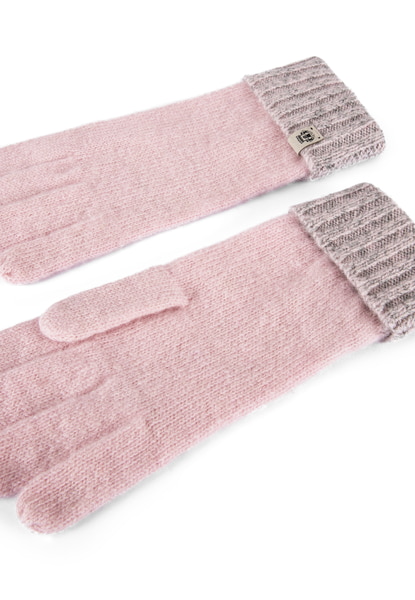 Cabel lines Handschuh - rose/grey