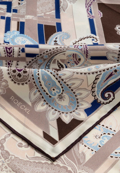 Check Paisley 53X53 - multi coffee