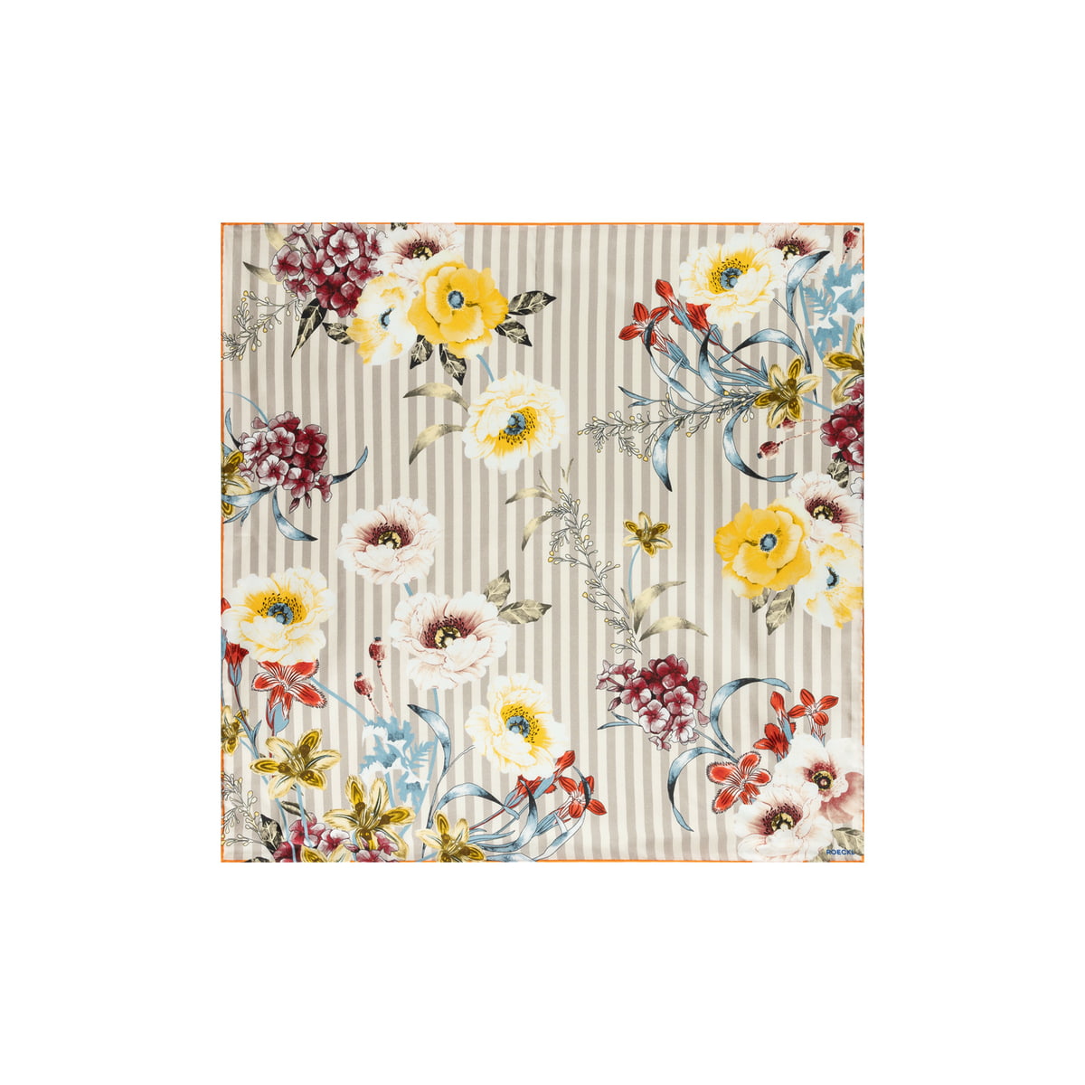 Blossoming Stripes 53x53 - multi natural