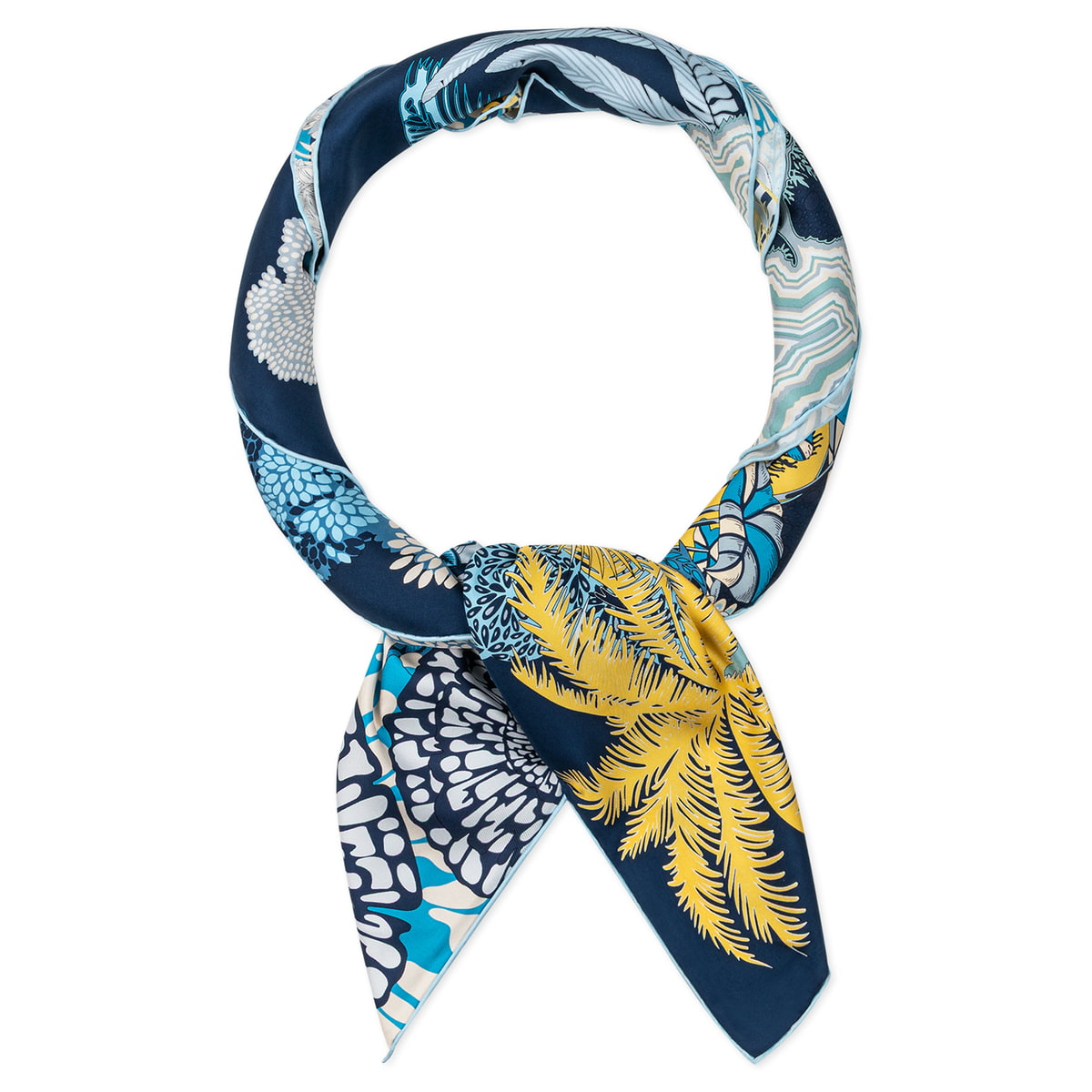 Leopard Camouflage 106x106 - multi blue
