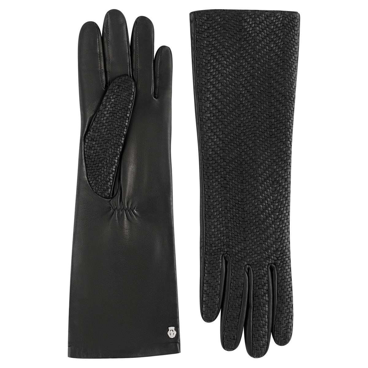 Heringbone Weaving Long - black