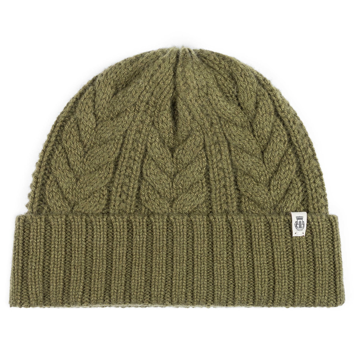 Cashmere Twist Mütze  - forest