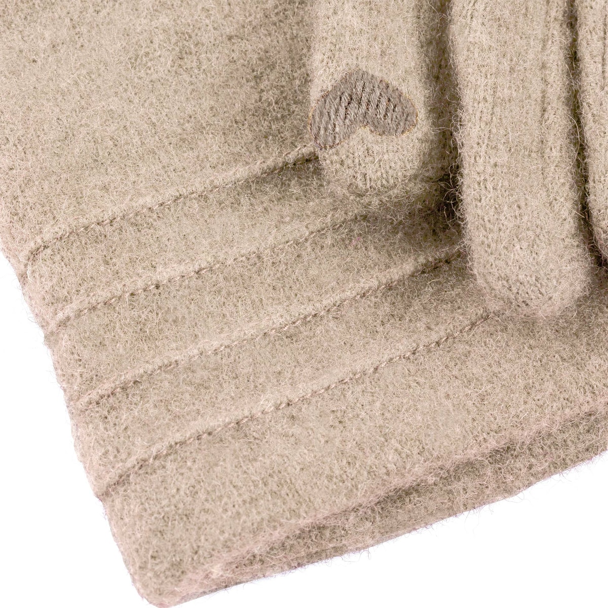 Pleated Seam Touch Cut& Sewn - creme