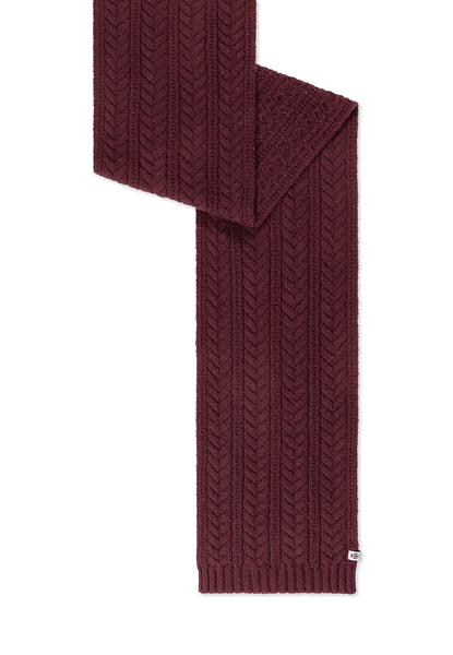 Cashmere Twist Schal 30x180  - mulberry