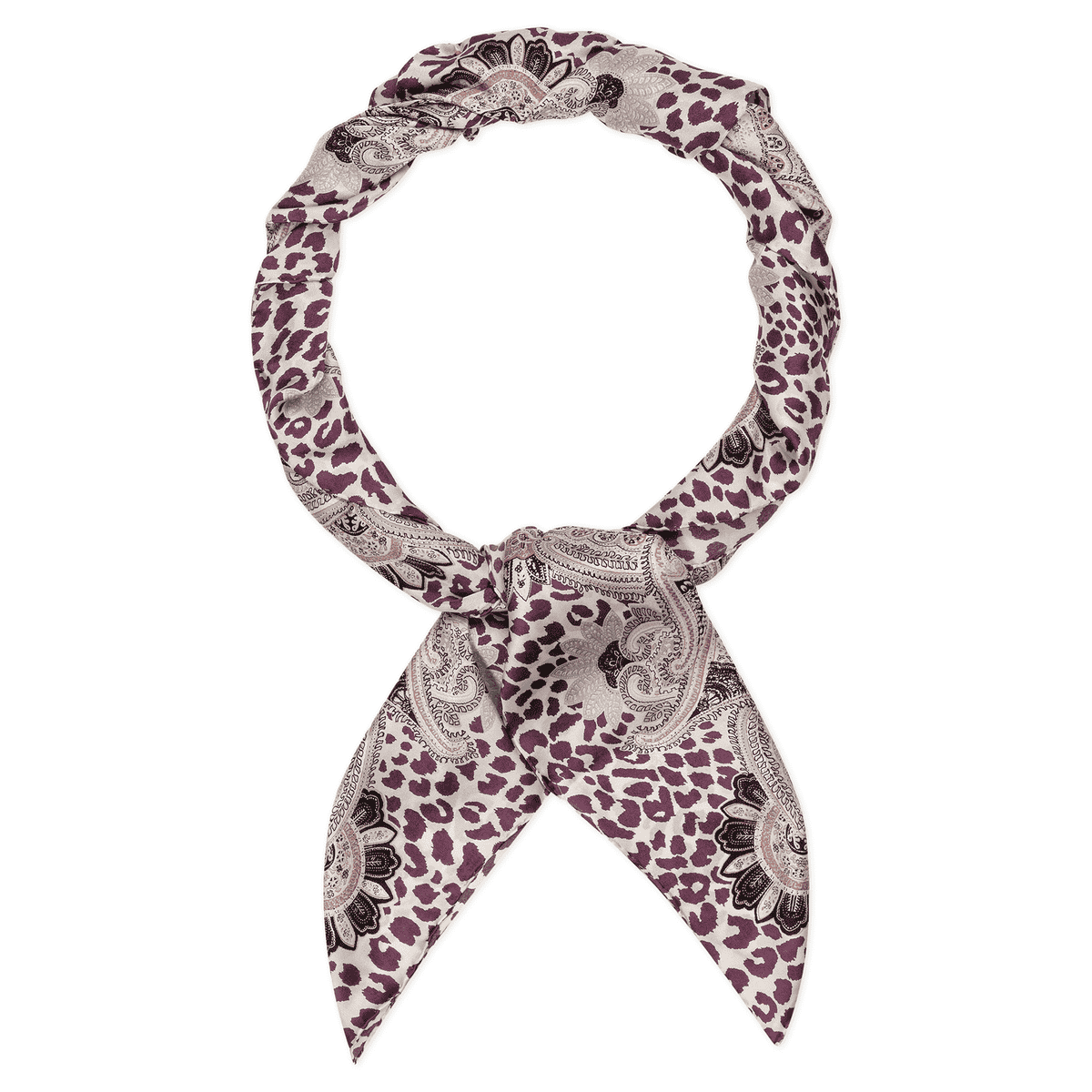 Animal Paisley 140x140 - multi wine