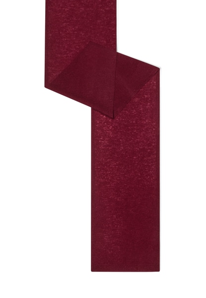 Warm Wool Scarf Women 30x180  - wine