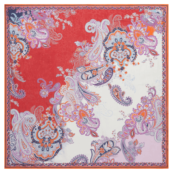 Flower Fusion 130 x 130 - multi cherry