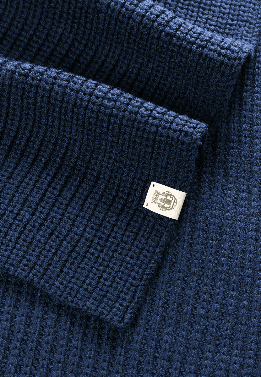 Pure Merino Schal 27x180 - navy