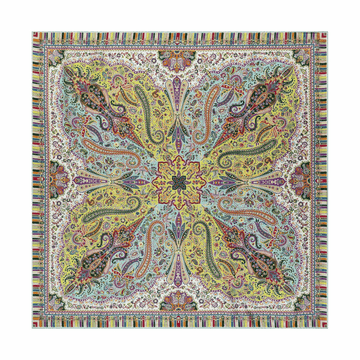 Paisley Mirage 90x90 - multi mint