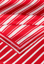 Coloured Stripes 53x53  - poppy red