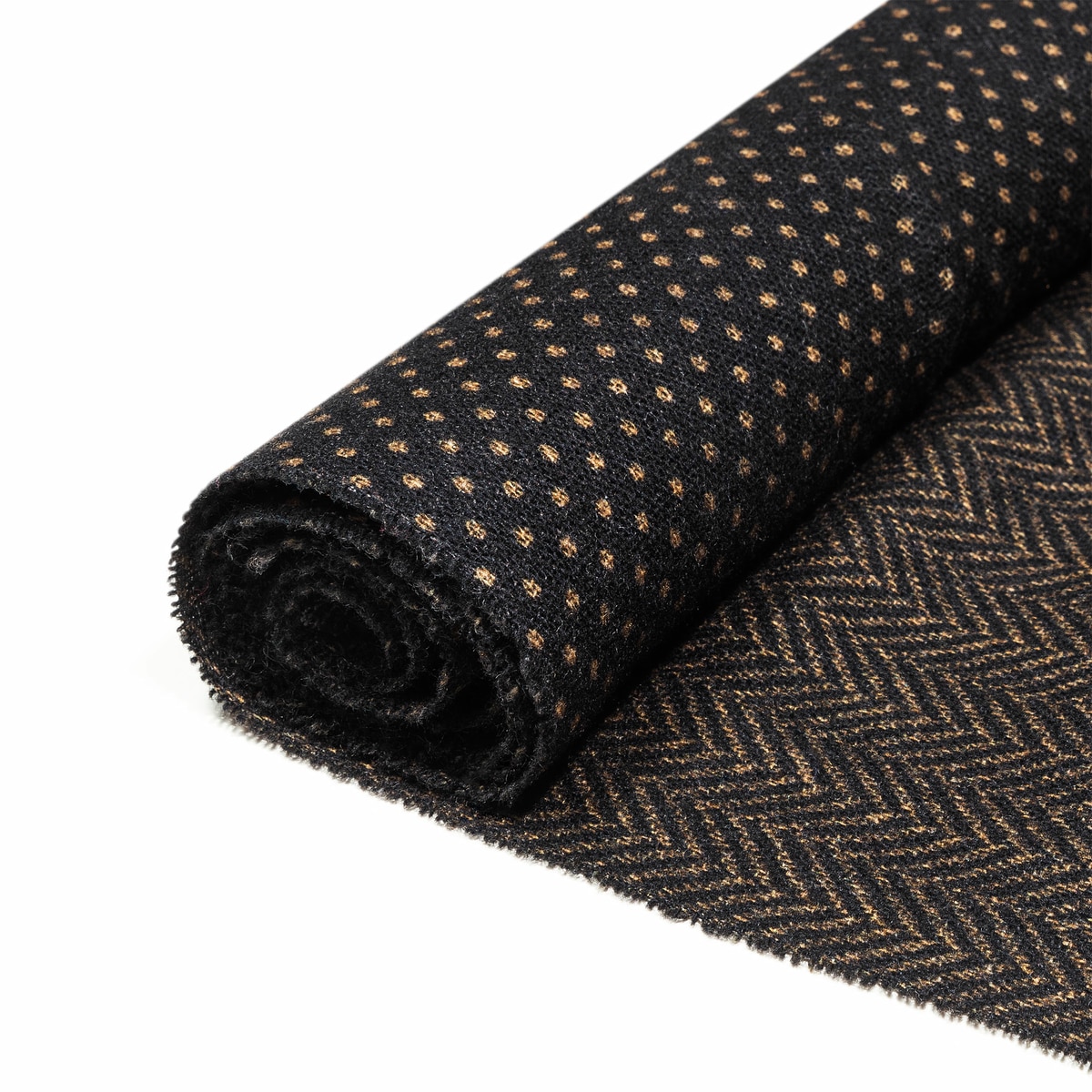 Double Tone 55x180 - black/camel