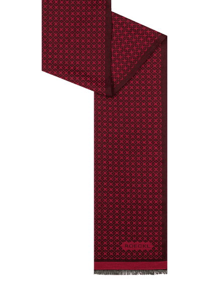 Rope Pattern 53x195  - poppy red