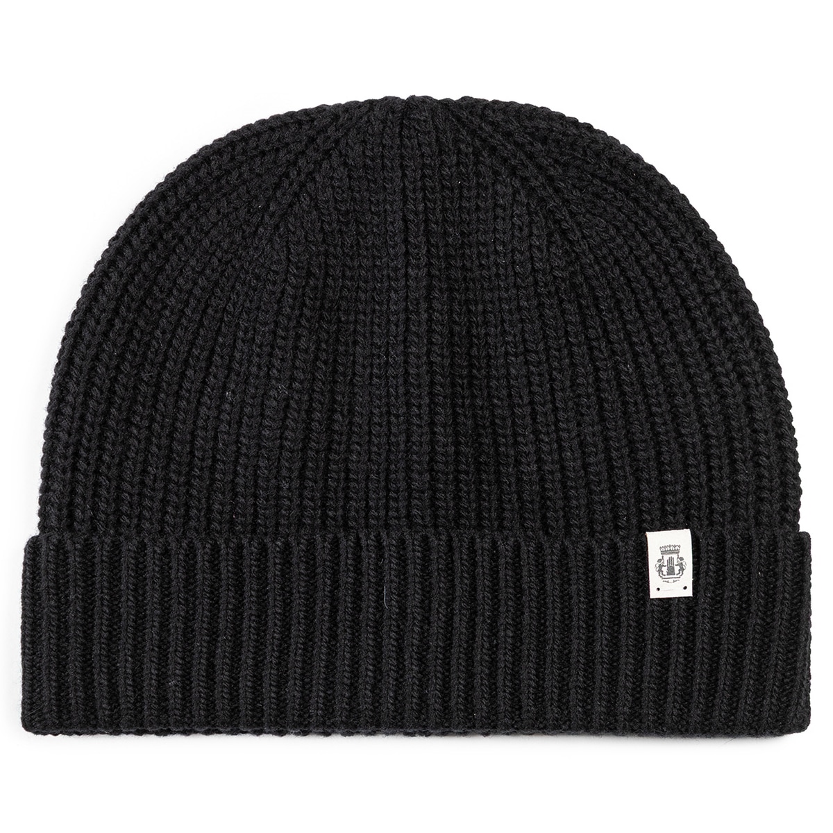 Klassische Strickmütze - black