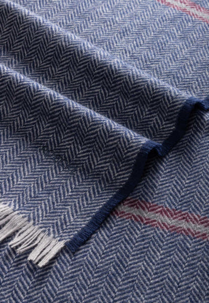 Woven Heringbone 40x180 - multi navy